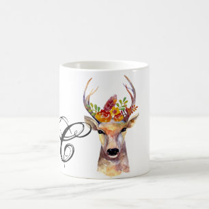 11 Oz. Coffee Mug boho deer Buck Head Browning Boh