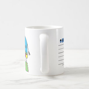 11 oz coffee/tea cup "Remember" elephant