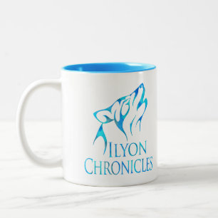 11 oz Ilyon Chronicles Blue Wolf Two-Tone Mug