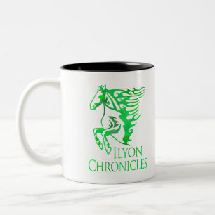 11 oz Ilyon Chronicles Green Horse Two-Tone Mug