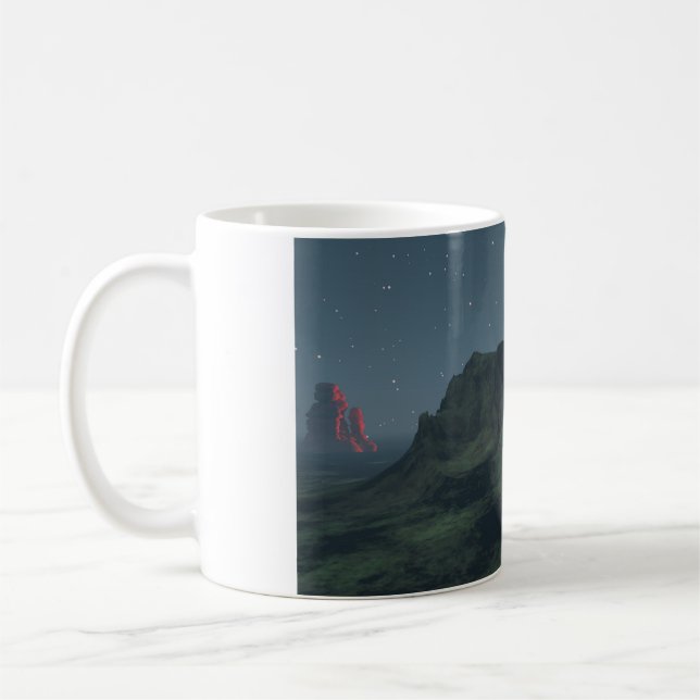 11 oz mug with (Desert Monuments" image (Left)