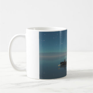 11 oz mug with "Peaceful" image