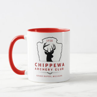 11 oz Mug with Red Accents