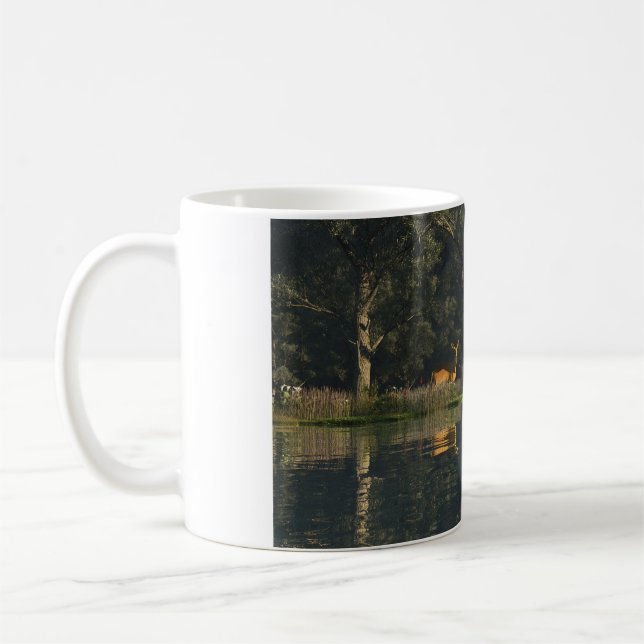11 oz mug with "Startled" image (Left)