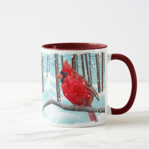 11 oz Red Cardinal Mug