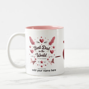 11 oz Two-Tone Personalised Mug   Heartfelt 