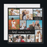 11 Photo Collage Best Mum Ever Greeting Card<br><div class="desc">Create Your Own,  Simple Mum Photo Collage. Add Your Own Photos,  Add Your Own Greeting and Make It Your Own. Make a Personalised Photo Collage for Special Occasions and Mother's Day.</div>