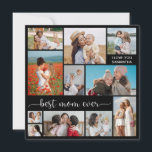 11 Photo Collage Best Mum Ever Greeting Card<br><div class="desc">Create Your Own,  Simple Mum Photo Collage. Add Your Own Photos,  Add Your Own Greeting and Make It Your Own. Make a Personalised Photo Collage for Special Occasions and Mother's Day.</div>