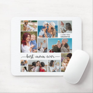 11 Photo Collage Best Mum Ever Mouse Mat