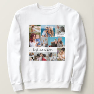 11 Photo Collage Best Mum Ever  Sweatshirt