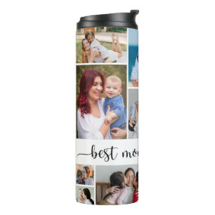 11 Photo Collage Best Mum Ever Thermal Tumbler