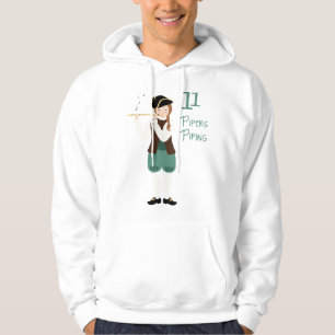 11 Pipers Piping Hoodie