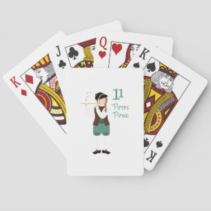 11 Pipers Piping Playing Cards