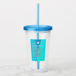 11 Purposes of Education Acrylic Tumbler