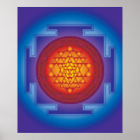 11 SRI YANTRA FLAME