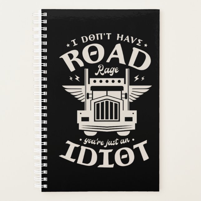 11.Truck Trucker for a Truck driver Planner (Front)