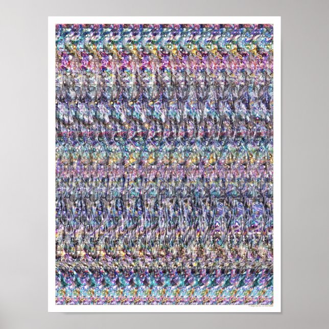 11"x14" "Night-Mare" 3D Poster by Magic Eye® (Front)