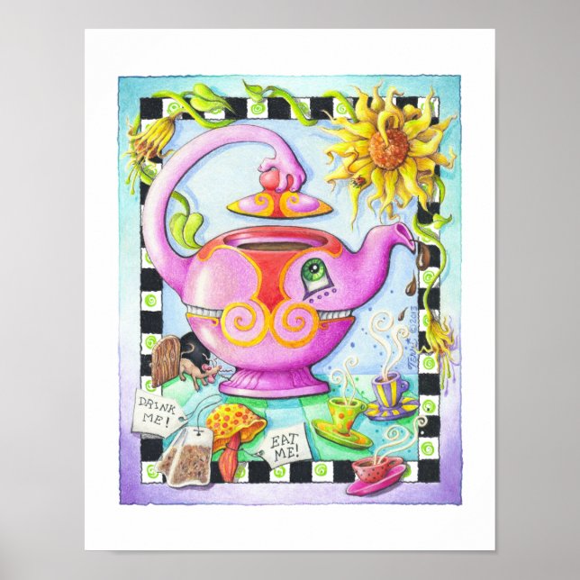 11"x14" POSTER - MAD ABOUT TEA PARTY (Front)