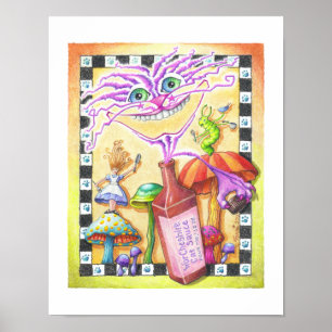 11"x14" POSTER - WorCHESHIRE CAT