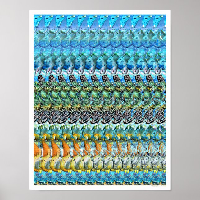 11"x14" Tag, You're It! 3D Poster by Magic Eye® (Front)