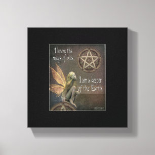 11 x 14  Keeper the Earth Fairy Canvas Print