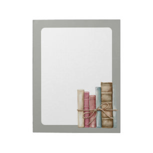 11" x 8.5" Grey Book Notepad