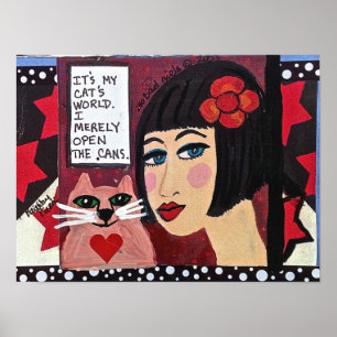 11" x 8.5", Value Poster Paper (Matte) CAT POSTER