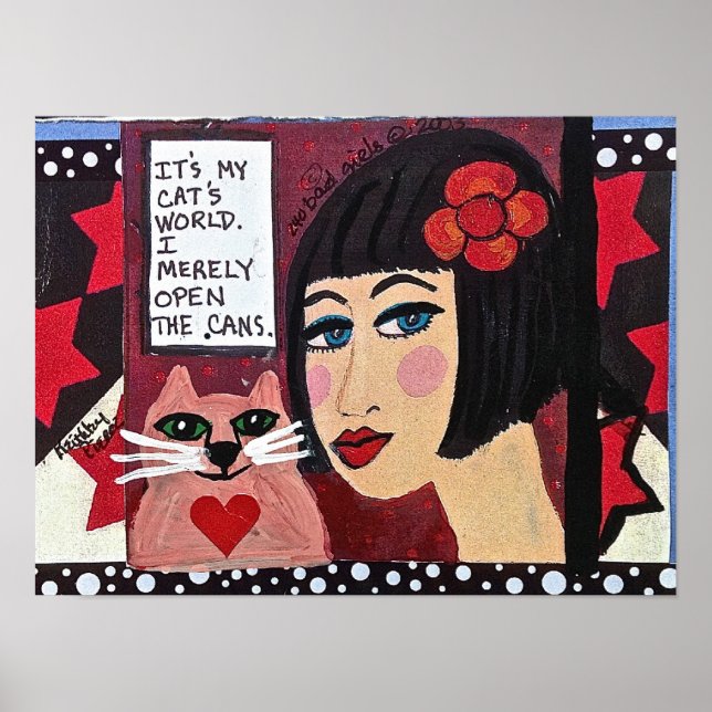 11" x 8.5", Value Poster Paper (Matte) CAT POSTER (Front)