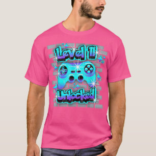11 Year Old 11th Video Gamer Gaming Birthday Party T-Shirt