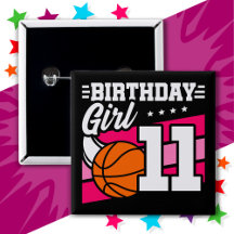 11 Year Old Basketball Party 11th Birthday Girl