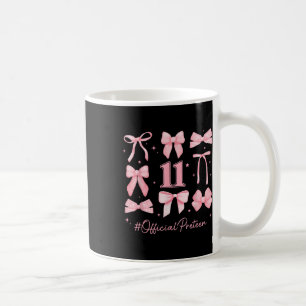 11 Year Old Birthday Girl 11th Birthday Coquette B Coffee Mug