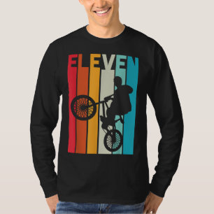 11 Year Old BMX Birthday Gift Party Boys Dirt Biki T-Shirt