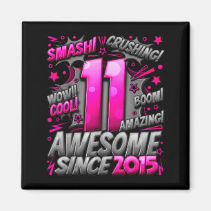 11 Year Old For Boys 11th Birthday Boy 11 Year Old Magnet