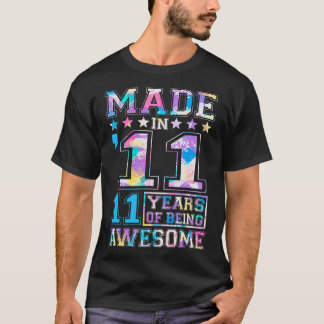 11 Year Old Girl Gifts For 11th Birthday Gift Born T-Shirt