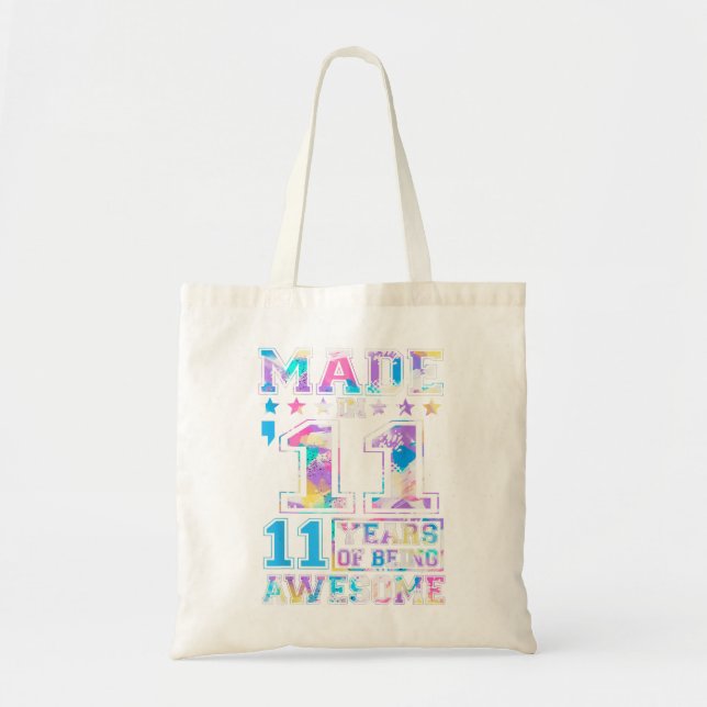 11 Year Old Girl Gifts For 11th Birthday Gift Born Tote Bag (Front)
