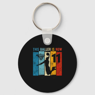 11 Year Old Sketll 11th Birthday Boy Key Ring