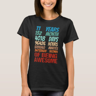 11 Years Old 11st Birthday Boy Girl 11th Birthday T-Shirt