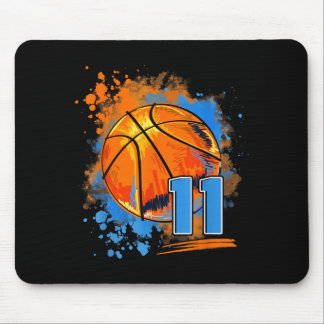 11 Years Old 11th Birthday Basball Mouse Mat