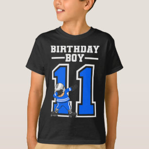 11 Years Old Boy Ice Hockey Player 11th Birthday Y T-Shirt
