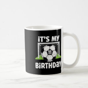 11 Years Old Soccer 11th Birthday Player Kids B-da Coffee Mug