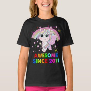 11 Years Old Unicorn Cutie 10th Birthday Unicorn G T-Shirt
