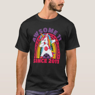 11 Years Old Unicorn Dabbing 11th Birthday Unicorn T-Shirt