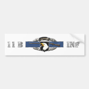 11B 101st Air Assault Division Bumper Sticker