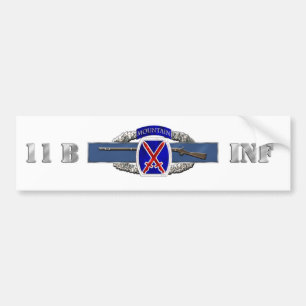 11B 10th Mountain Division Bumper Sticker