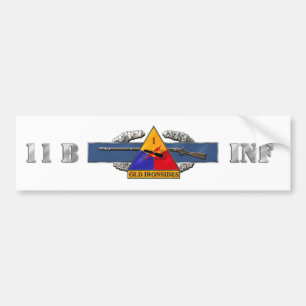 11B 1st Armoured Division Bumper Sticker