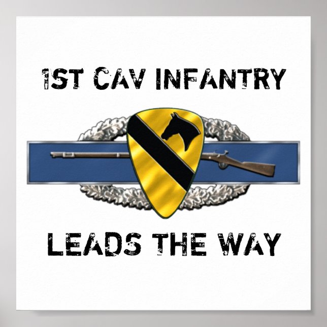 11B 1st Cavalry Division Poster (Front)