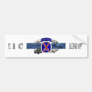 11C 10th Mountain Division Bumper Sticker