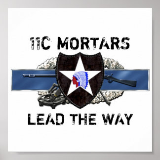 11C 2nd Infantry Division Poster