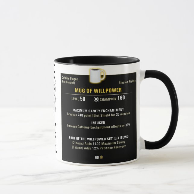 11oz Mug of Willpower (Right)