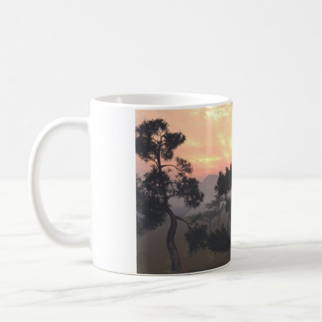 11oz mug with "Lazing on the Savanna" image (Left)